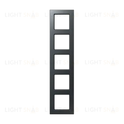 Рамка пятиместная Jung A5585BFANM A5585BFANM