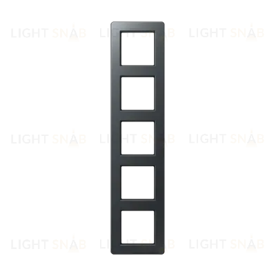 Рамка пятиместная Jung AF585BFANM AF585BFANM