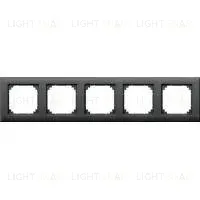 Рамка пятиместная Jung AC585BFANM AC585BFANM