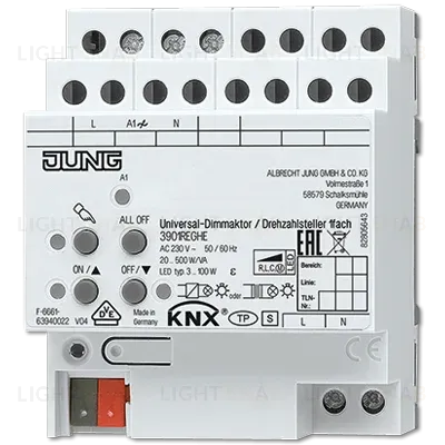 Диммер освещения Jung 3901REGHE 3901REGHE