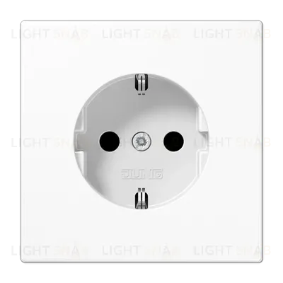 Розетка 2K+З со шторками Jung LS1521KIWW LS1521KIWW