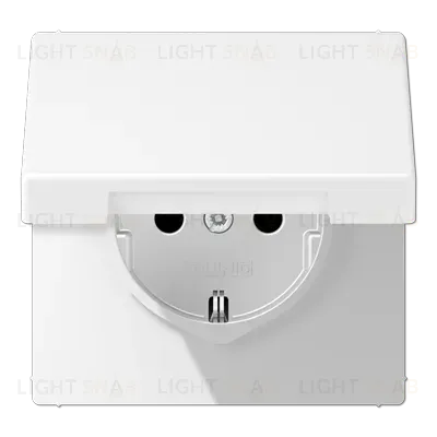 Розетка Schuko с крышкой и шторками Jung LS1520BFKIKLWWM LS1520BFKIKLWWM