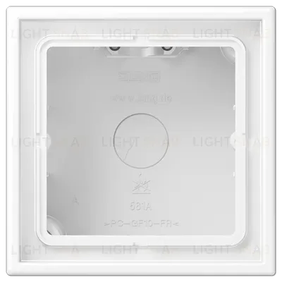 Коробка одноместная Jung LS581AWWM LS581AWWM