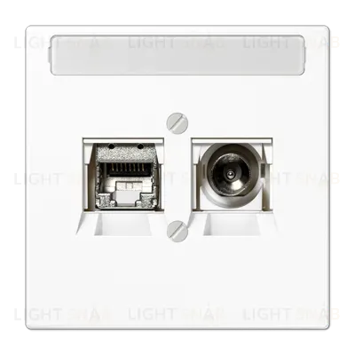 Розетка Smart TV Jung MMDLS4521WW MMDLS4521WW
