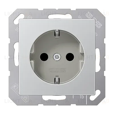 Розетка 2K+З Jung A1520AL A1520AL