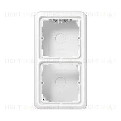 Коробка двухместная Jung CD582AWW CD582AWW