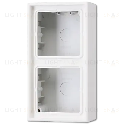 Коробка двухместная Jung LS582AWW LS582AWW