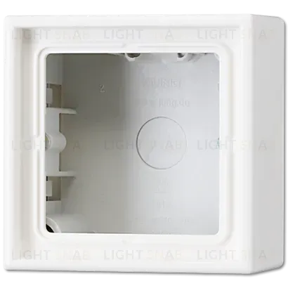 Коробка одноместная Jung LS581AWW LS581AWW