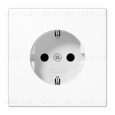 Розетка 2K+З со шторками Jung LS1520KIWW LS1520KIWW