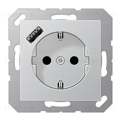 Розетка 2K+З USB Typ A Jung A1520-18AAL A1520-18AAL