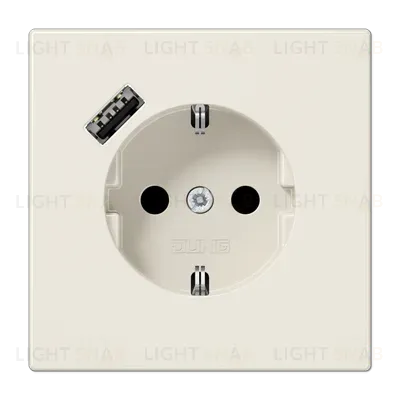 Розетка 2K+З USB Typ A Jung LS1520-18A LS1520-18A