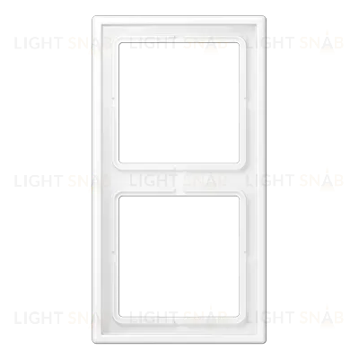 Рамка двухместная Jung LS982WWM LS982WWM