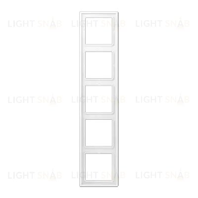 Рамка пятиместная Jung LS985WWM LS985WWM