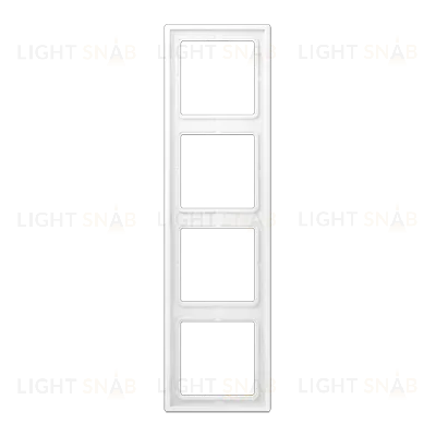 Рамка четырехместная Jung LS984WWM LS984WWM