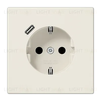 Розетка 2K+З USB Typ C Jung LS1520-18C LS1520-18C