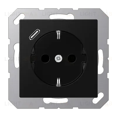 Розетка 2K+З Jung A1520-18CSWM A1520-18CSWM