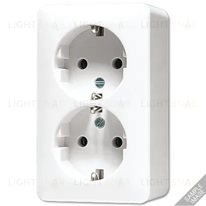 Розетка 2K+З двухместная Jung 6020A 6020A