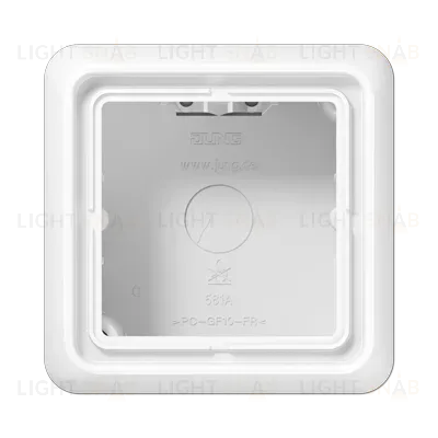 Коробка одноместная Jung CD581AWW CD581AWW