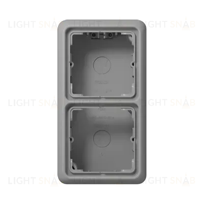 Коробка двухместная Jung CD582AGR CD582AGR