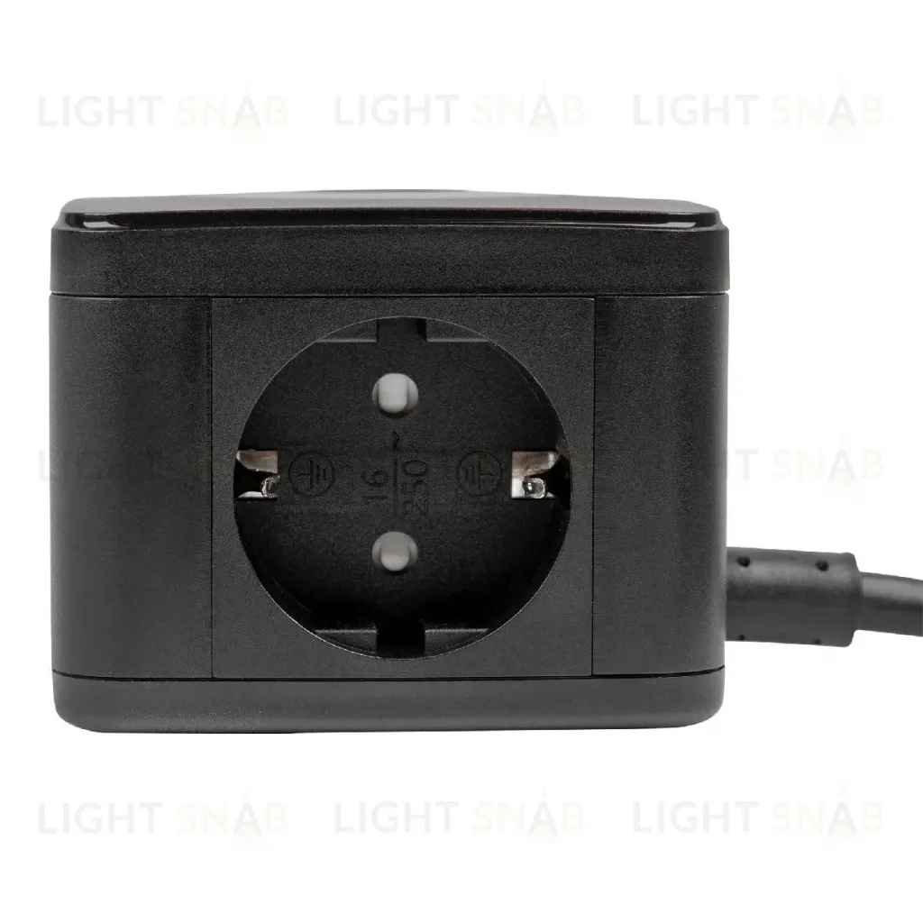 Удлинитель Uniel S-GCD2-1,5SBU BLACK UL-00011250 S-GCD2-1,5SBU BLACK