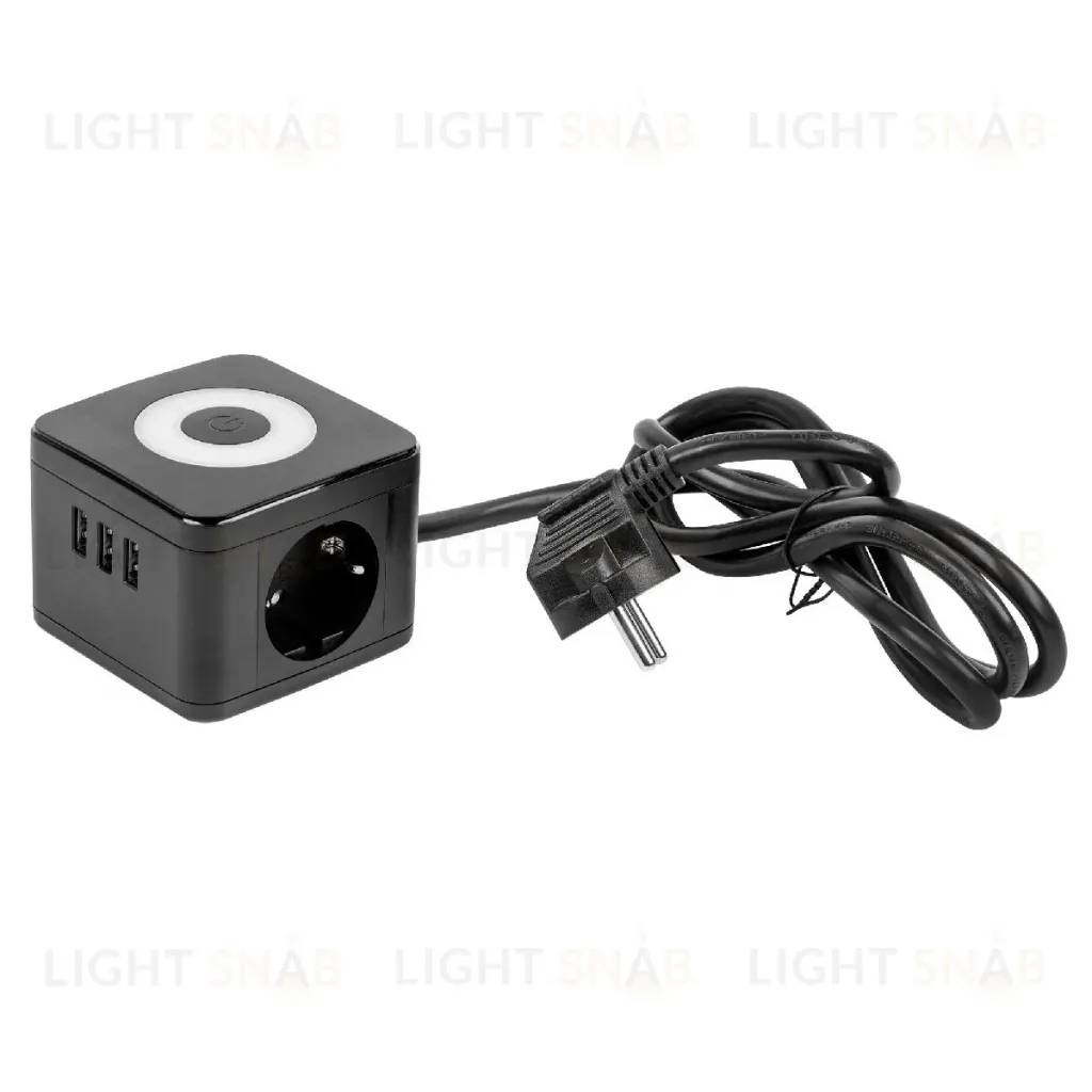 Удлинитель Uniel S-GCD2-1,5SBU BLACK UL-00011250 S-GCD2-1,5SBU BLACK