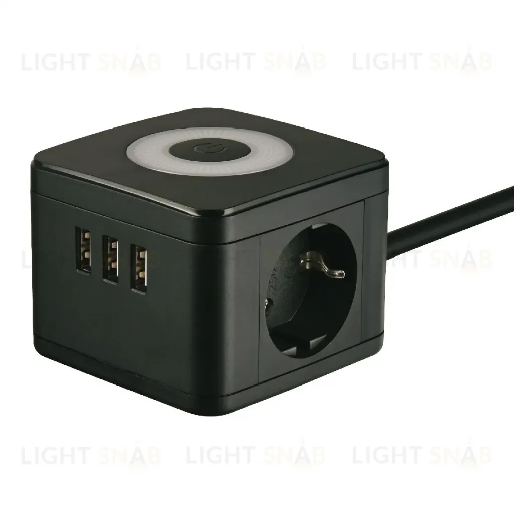 Удлинитель Uniel S-GCD2-1,5SBU BLACK UL-00011250 S-GCD2-1,5SBU BLACK