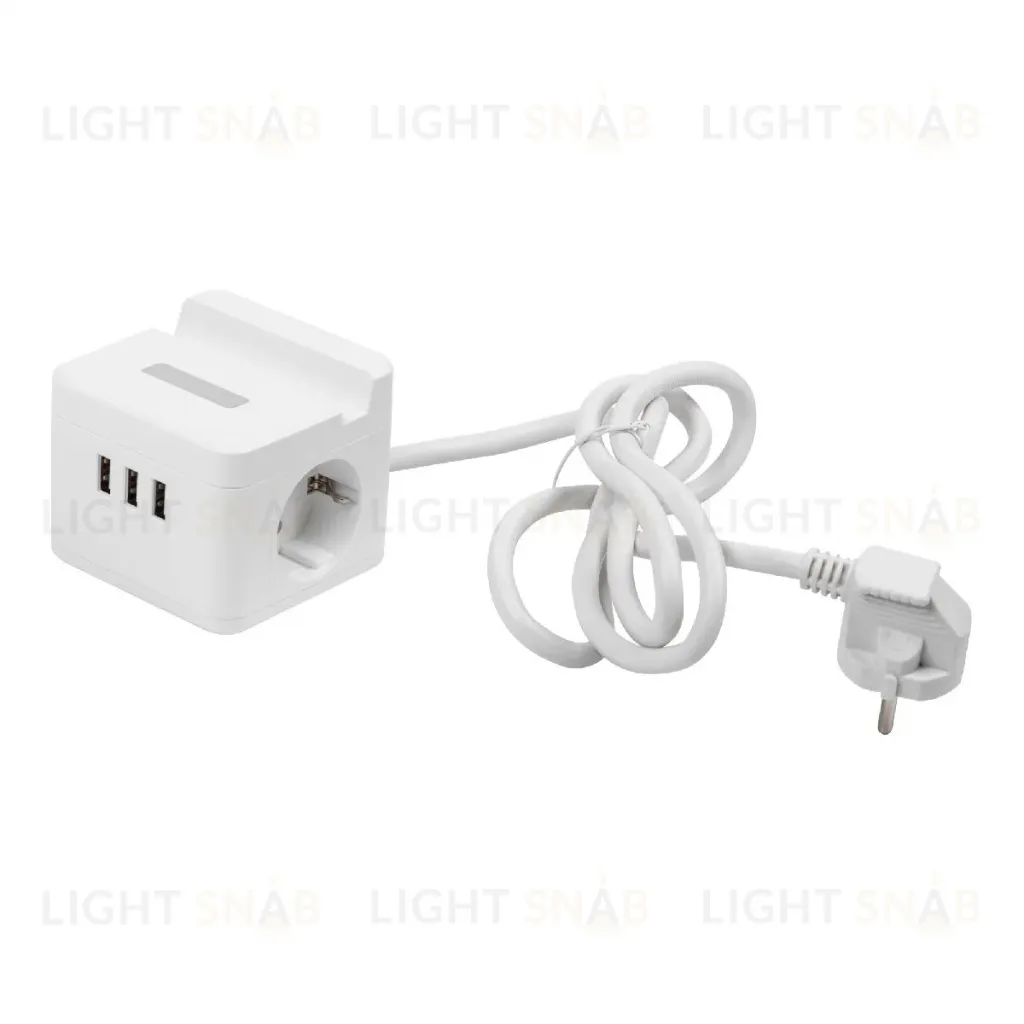 Удлинитель Uniel S-GCD2-1,5SBUH WHITE UL-00011251 S-GCD2-1,5SBUH WHITE