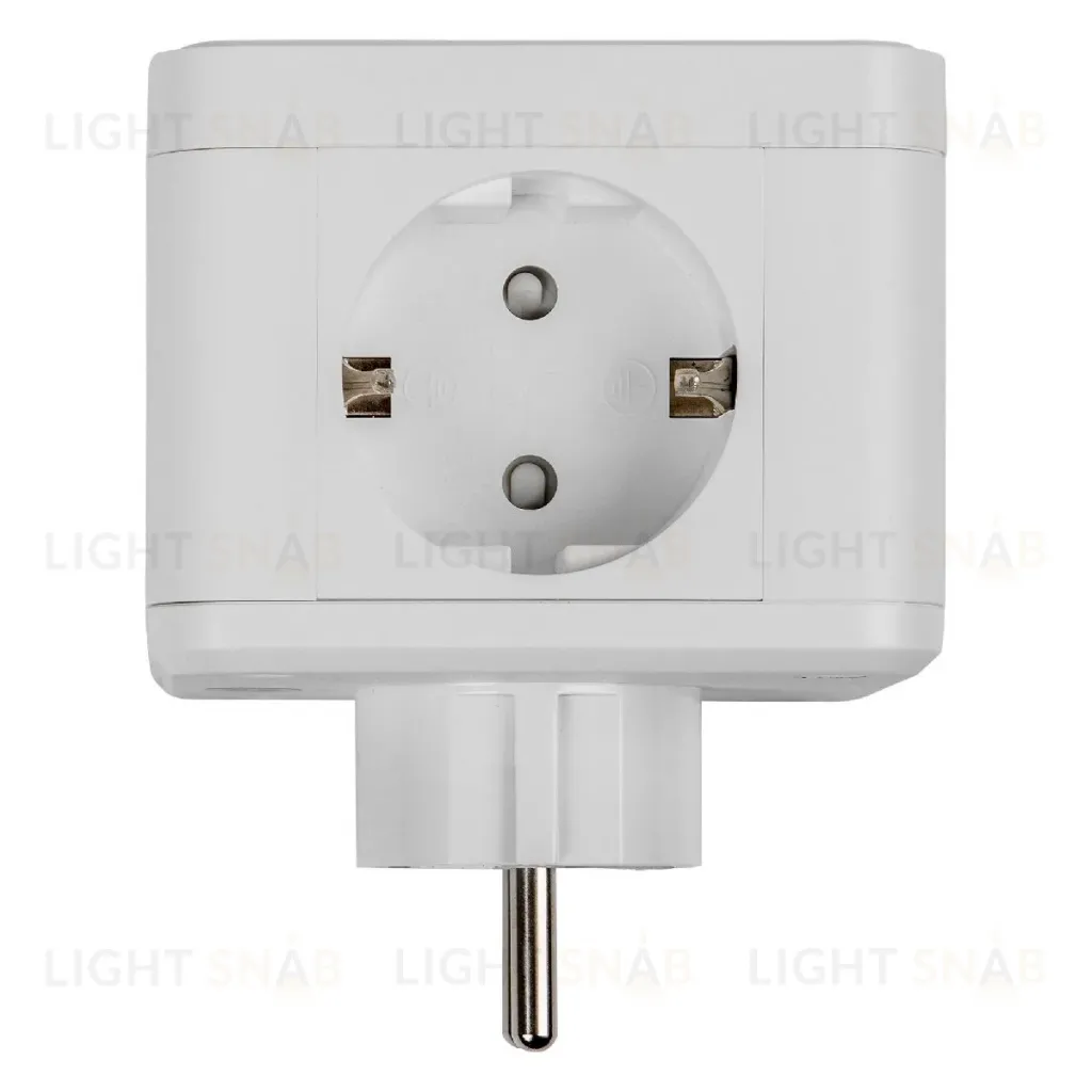 Разветвитель сетевой с выключателем Uniel S-GES2-16SBUC WHITE UL-00011245 S-GES2-16SBUC WHITE