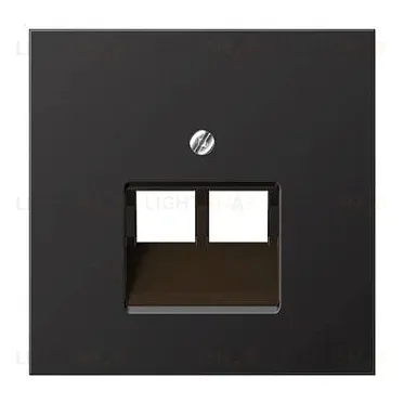 Крышка для сдвоенной телефонной и компютерной розетки UAE Jung LS 990 AL2969-2UAD AL2969-2UAD