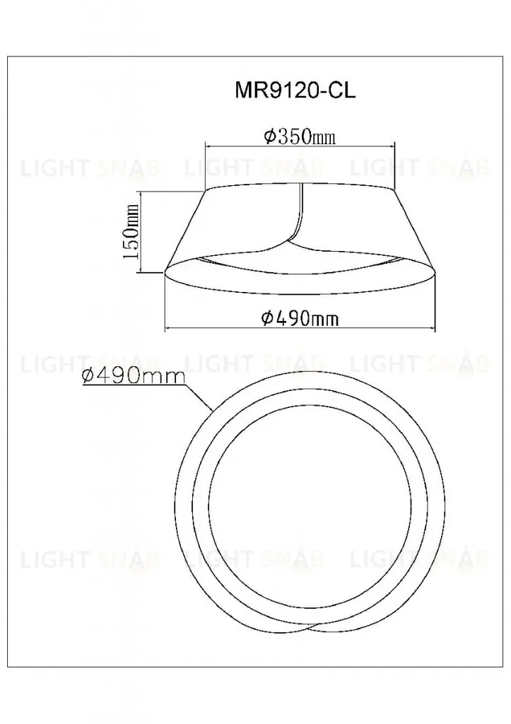 Потолочный светильник Myfar Cordelia MR9120-CL MR9120-CL