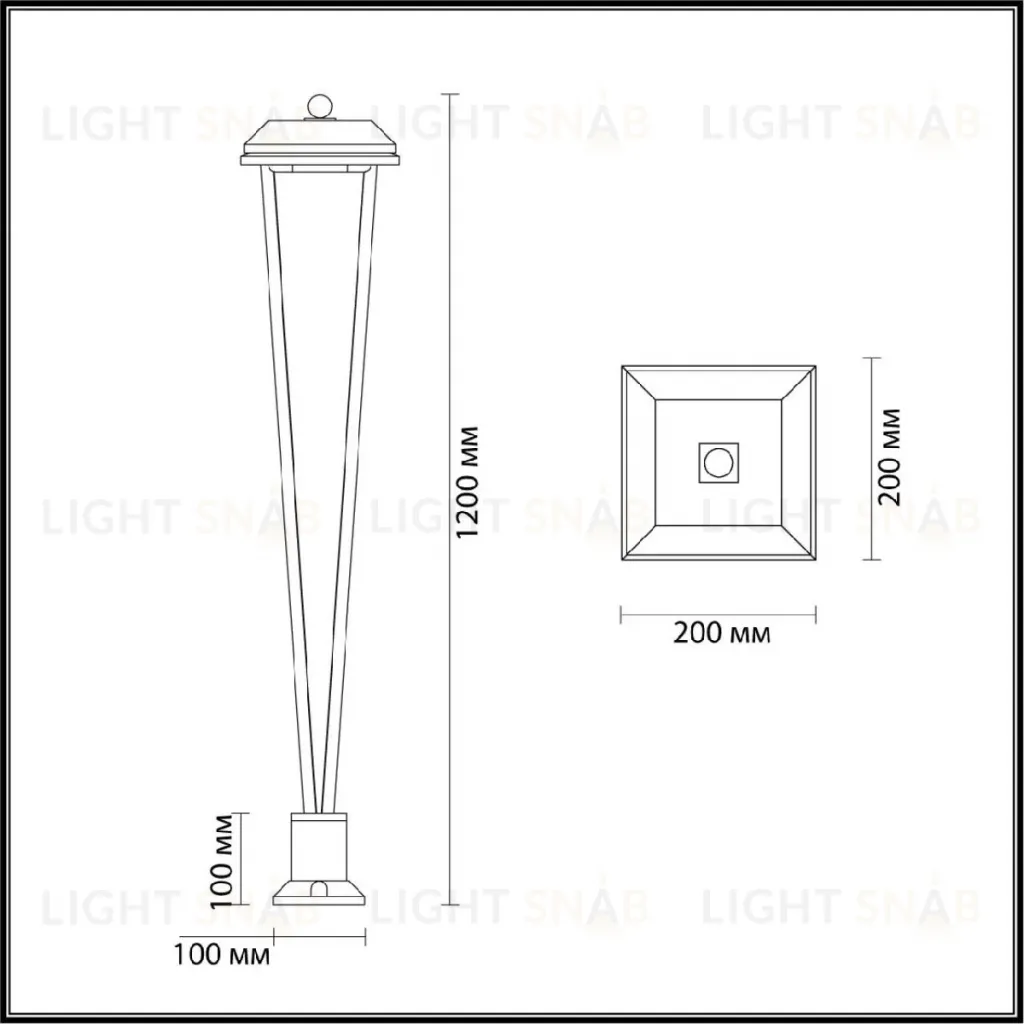 Ландшафтный светильник Odeon Light Nature Bearitz 6655/12GA3 6655/12GA3