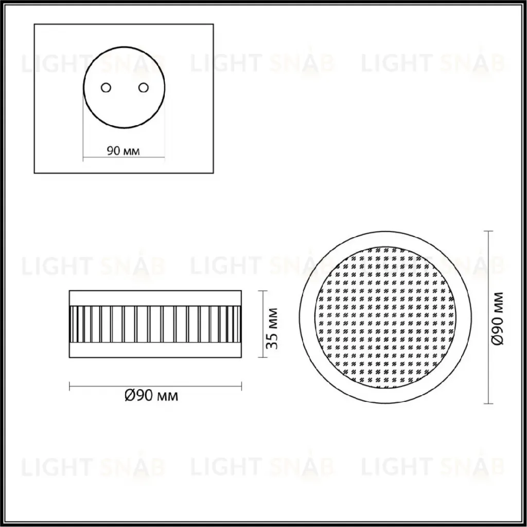 Накладной светильник Odeon Light Hightech Manchester 7013/7CL 7013/7CL