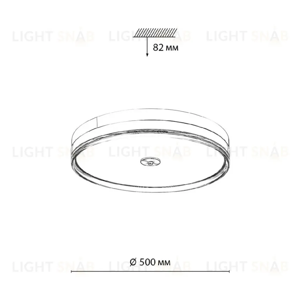 Потолочный светильник Sonex Mitra Led Eterna 7727/112L 7727/112L