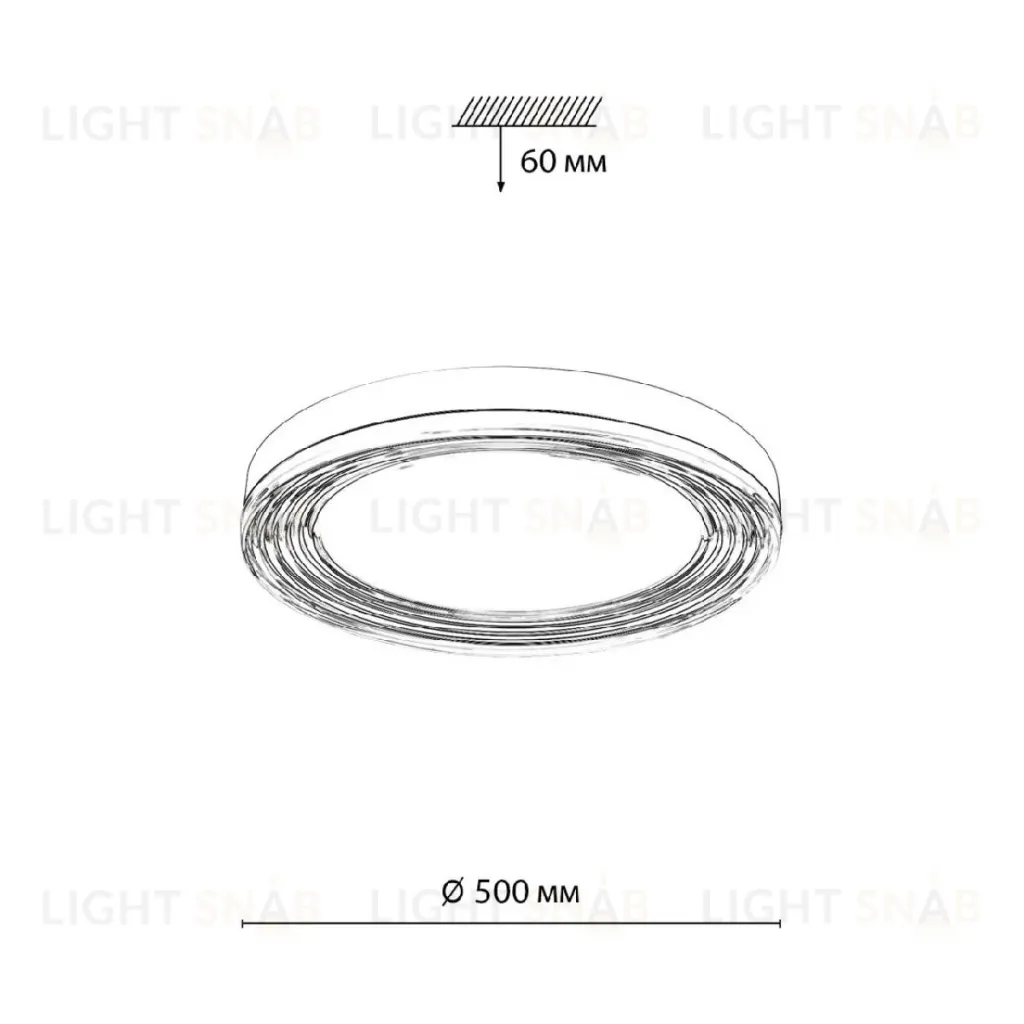 Потолочный светильник Sonex Mitra Led Infinita 7728/112L 7728/112L