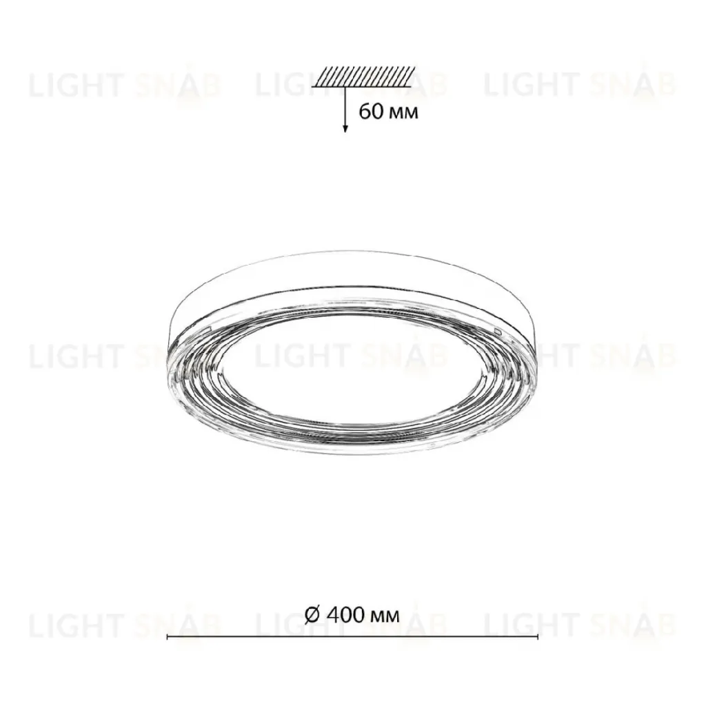 Потолочный светильник Sonex Mitra Led Infinita 7728/76L 7728/76L