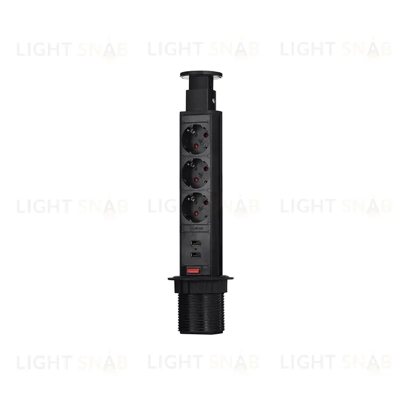 Блок розеток 105S (3 секции и 2 USB) Mebax 00-00000825 00-00000825