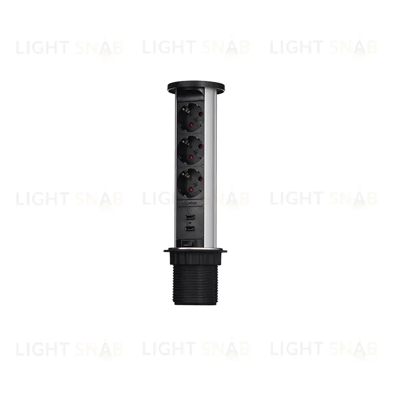 Блок розеток 105W (3 секции и 2 USB) Mebax 00-00001161 00-00001161