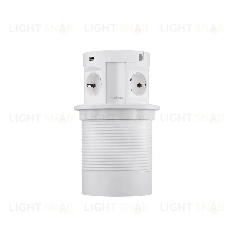Блок розеток 107J (4 секции, 2 USB и RJ-45) Mebax 00-00001172 00-00001172