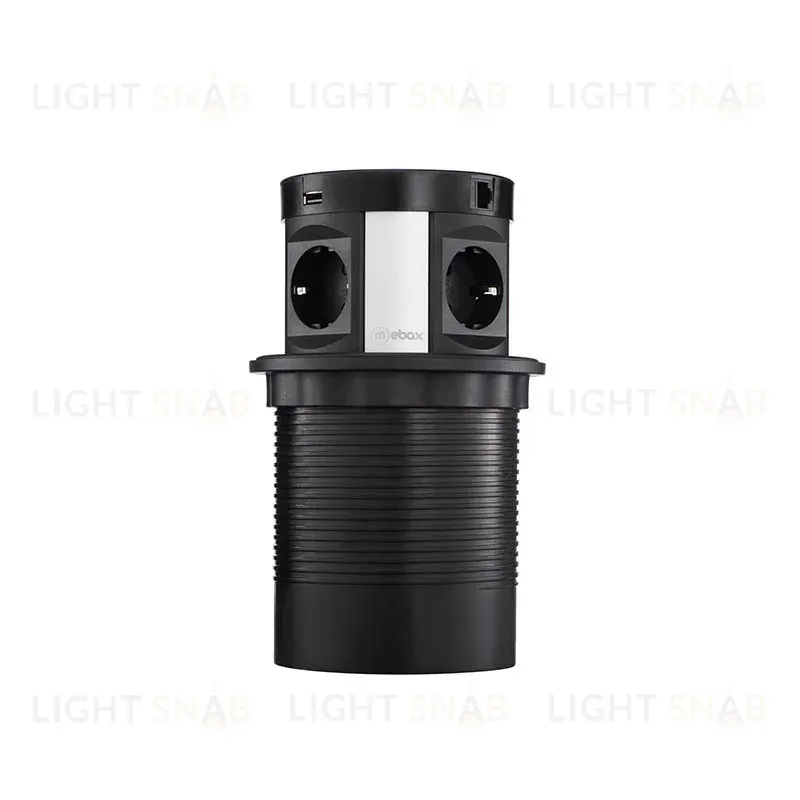 Блок розеток 107J (4 секции, 2 USB и RJ-45) Mebax 00-00001466 00-00001466
