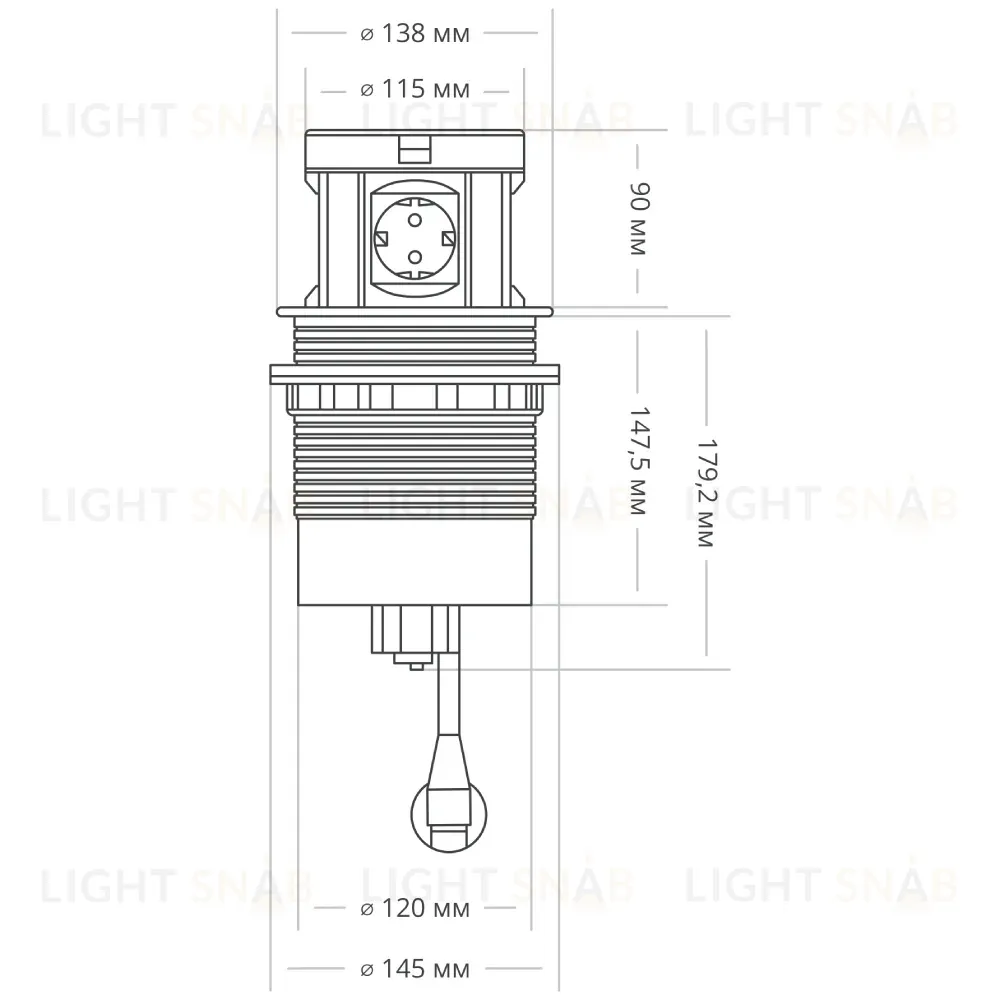Блок розеток 107J (4 секции, 2 USB и RJ-45) Mebax 00-00001172 00-00001172
