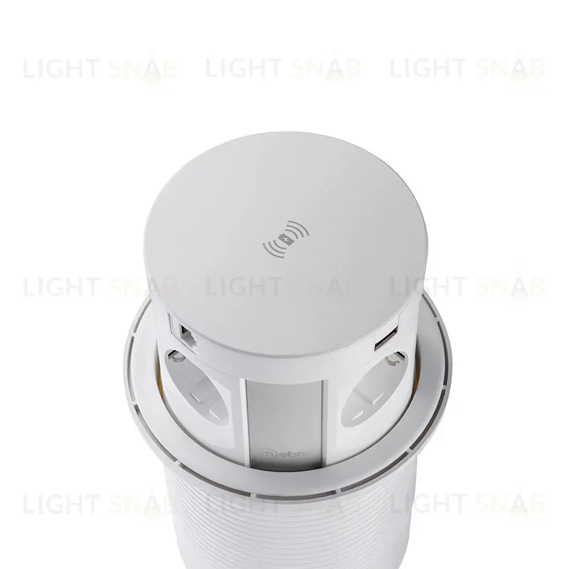 Блок розеток 107J (4 секции, 2 USB и RJ-45) Mebax 00-00001172 00-00001172