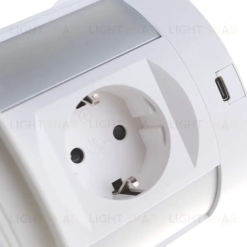 Блок розеток 107J (4 секции, 2 USB А + 2 USB С) Mebax 00-00001171 00-00001171