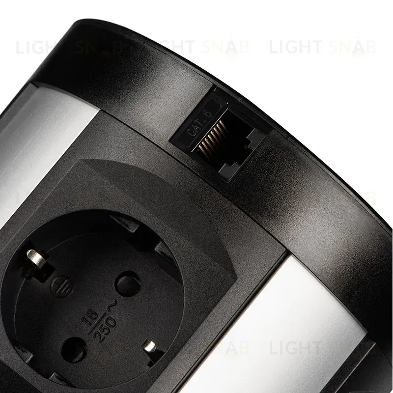 Блок розеток 107J (4 секции, 2 USB и RJ-45) Mebax 00-00001466 00-00001466