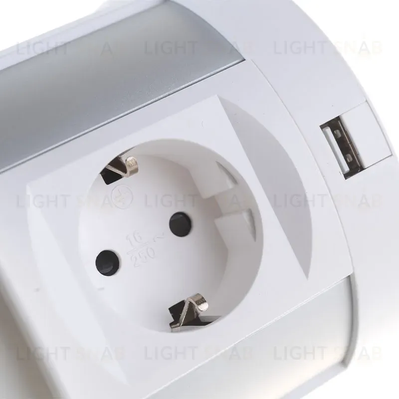 Блок розеток 107J (4 секции, 2 USB А + 2 USB С) Mebax 00-00001171 00-00001171