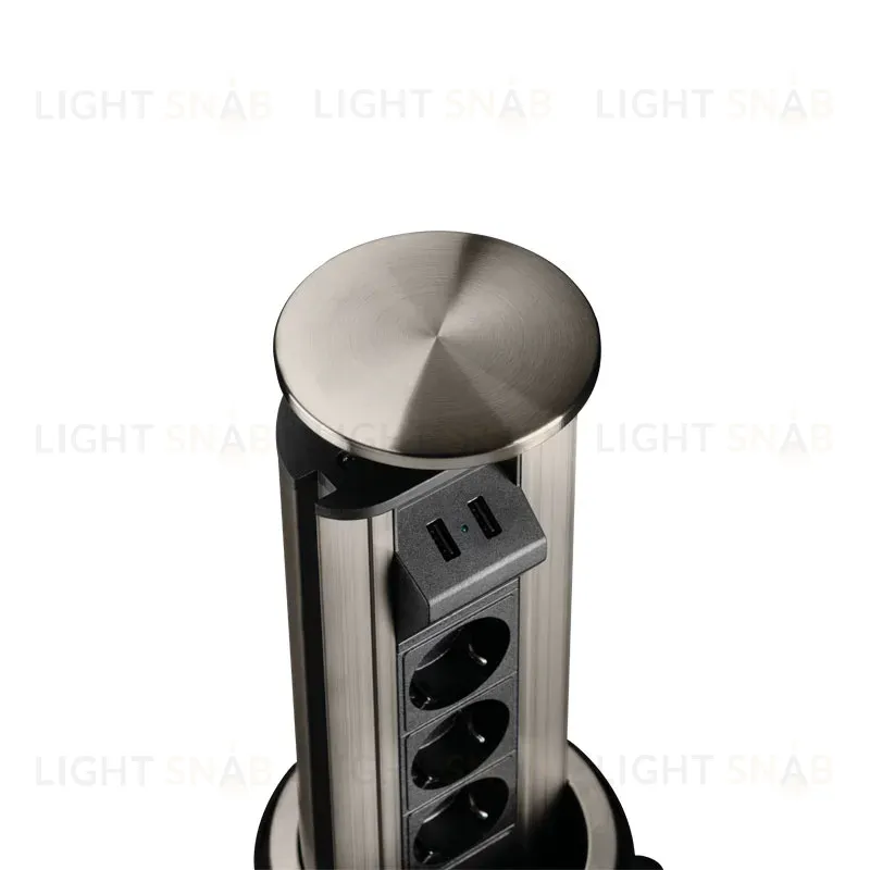 Блок розеток 12S (3 секции и 2 USB) Mebax 00-00001165 00-00001165