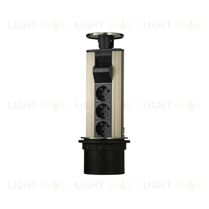 Блок розеток 12S (3 секции и 2 USB) Mebax 00-00001165 00-00001165