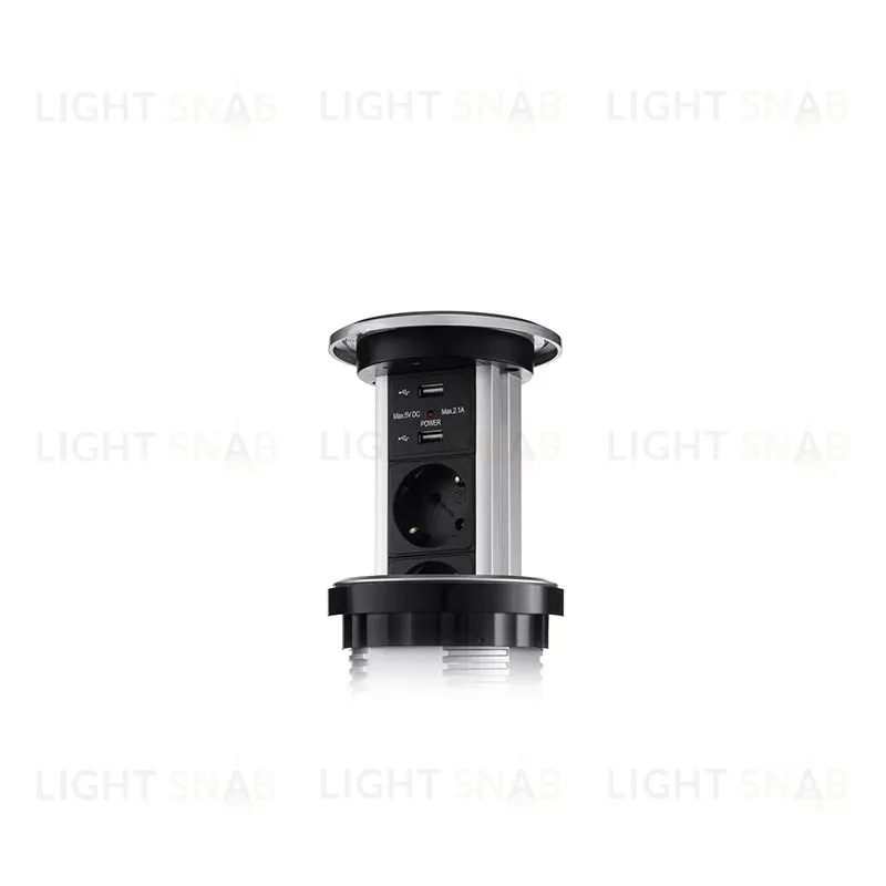 Сенсорный блок розеток LK (3 секции и 2 USB) Mebax 00-00001183 00-00001183