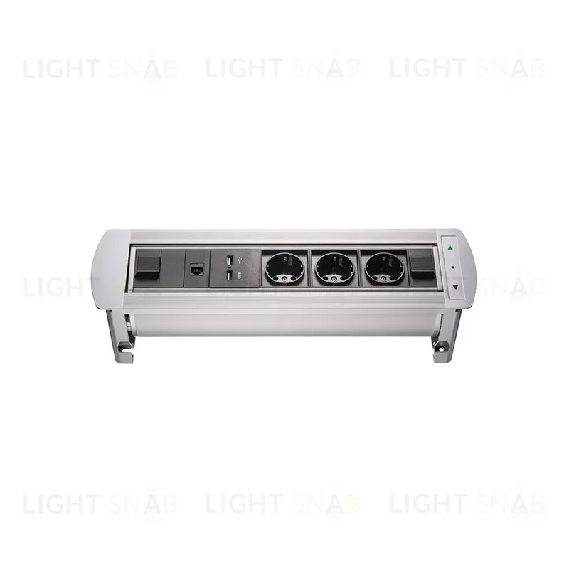 Блок розеток МХ-107 (3 секции, 2 USB и RJ-45) Mebax 00-00001185 00-00001185