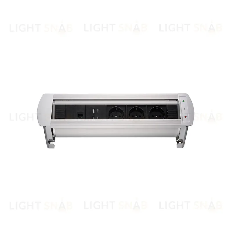Блок розеток МХ-107 (3 секции, 2 USB и RJ-45) Mebax 00-00001185 00-00001185