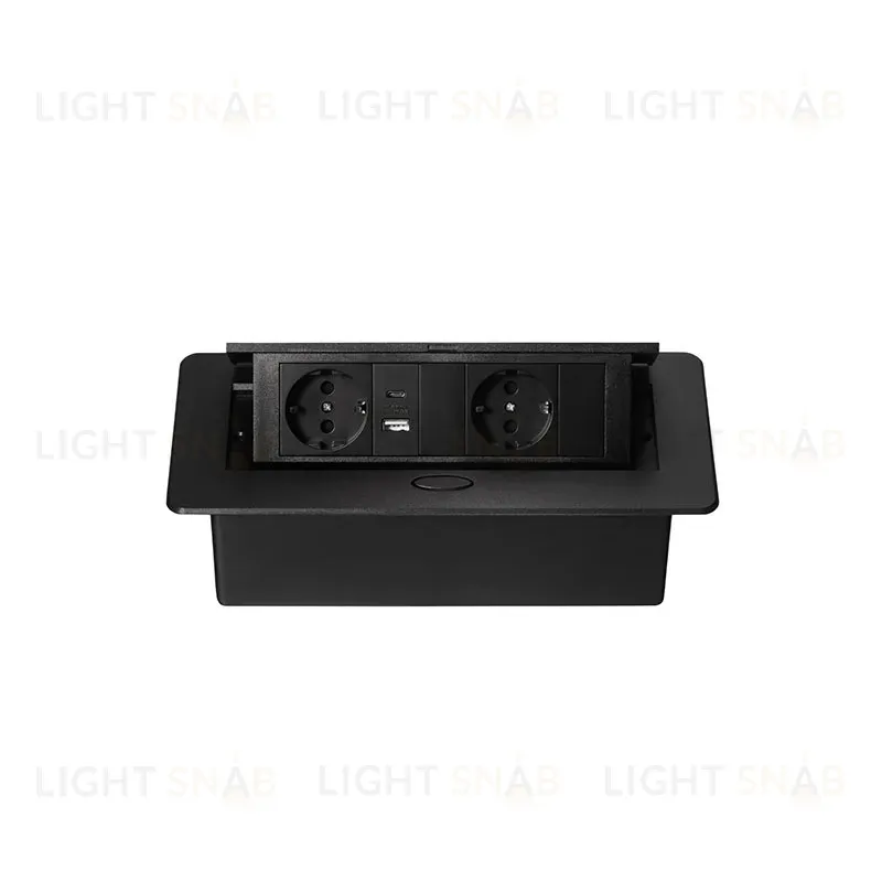 Блок розеток MX-226 (O) (2 секции, 1 USB и 1 type C) Mebax 00-00002603 00-00002603